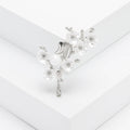 Bird and Blossom Branch Brooch In 2 Color Variants view 3