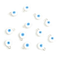 Round Evil Eye Enamel Charms in Nine Colors and Two Tones view 8