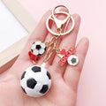 Soccer Charm Keychains in 36 Pictured Variations for Bags and Keys view 2