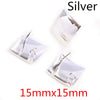 Silver Square 15mm