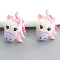 Glitter Unicorn and Horse Head Resin Stud Earrings view 3