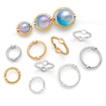 Double Hole Metal Bead Frames in Three Sizes and Three Finishes view 2