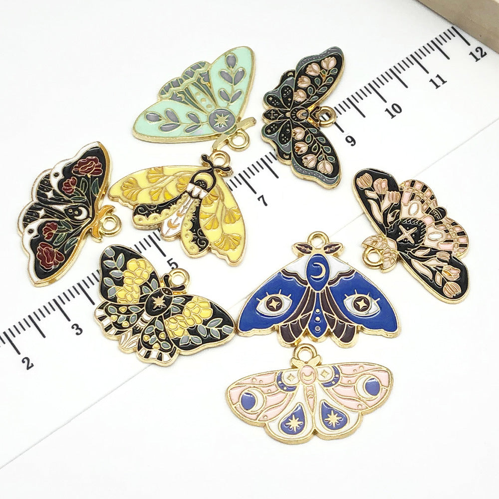 Zinc Alloy Butterfly Insect Charm Pendant for Earrings Bracelet Necklace DIY