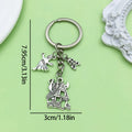 Halloween Charm Keychains Featuring Horror Heart Across 44 Pictured Variations view 2