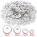 Flat Wheel Shape Metal Spacer Discs Jewelry Findings view 8