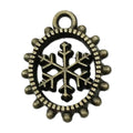Gold-Tone Christmas Tree and Snowflake Metal Charms with 26 Listed Options view 8