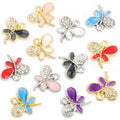 Crystal Dragonfly Enamel Charm Collection for Jewelry Making view 5