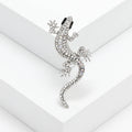 Crystal Rhinestone Gecko Brooch Eight Color Alloy Styles view 8