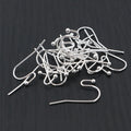S-Shaped Ball End Earring Hooks in Eight Metal Finishes view 2