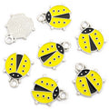 Enamel-Look Silver Gold Ladybug Alloy Charms in 14 Styles view 8