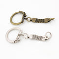 Key Ring Findings with Mesh Chain and Lobster Clasps view 5