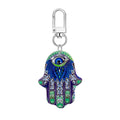 Twelve Piece Printed Acrylic Hamsa Clip Keychain Set view 5
