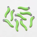 Stainless Steel Enamel Chili Pepper Charms in Two Sizes view 12