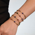 Color Crystal and Sea Charm Necklace Bracelet Collection view 2