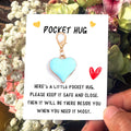 Pocket Hug Enamel Heart and Tulip Clip Charm on Message Card view 7