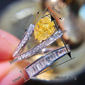 White Metal Yellow Pear Stone Multi Band Wrap Ring Alloy view 4