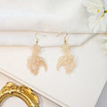 Four Color Hollow Goldfish Double Sided Long Hook Earrings view 3