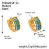 F930 Navy-Small Earrings