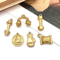 Gold-Tone Guitar Metal Charms with 10 Listed Options view 3