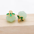 Small and Large Multi-Color Glass Pumpkin Charm Collection view 9