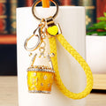 Fortune Bucket Keychains with Braided Wrist Strap Options in Eight Designs view 2