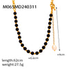 Black Bead Chain