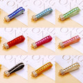 Rectangular Crystal DIY Loop Components in Eleven Colors plus Assorted view 2