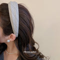 Herringbone Fabric Scrunchie And Headband 2 Styles view 3