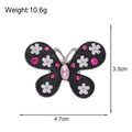Butterfly Enamel Metal Brooch Pin 4.7 x 3.3 cm for Jackets and Lapels view 2