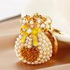 Yellow Pearl-Heart-Pouch