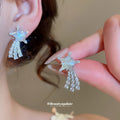 Star Flower Cluster Stud Earrings in Three Sparkling Designs view 4