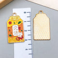 Gold-Tone Lucky Plaque Metal Charms with 21 Listed Options view 10