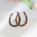 Thirty Three Fabric Wrapped Patterned Mixed Statement Earrings view 11