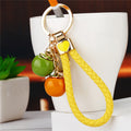Twin Persimmon Keychains in Red, Orange and Yellow Green Colors view 9