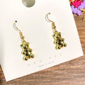 Gold Tone Gummy Bear Hook Earrings in Eleven Colors view 5