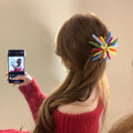 Multicolor Pipe Cleaner Firework Light Up Duckbill Hair Clip view 3