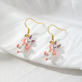 Gold Enamel Rabbit Ice Cream Donut Earrings 8 Styles view 8
