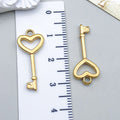 Gold-Tone Heart Metal Charms with 7 Listed Options view 10