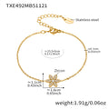 Crystal Flower Necklace and Bracelet Collection in Two Metal Tones view 8