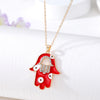 Red Open Hamsa