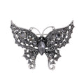 Butterfly Crystal Three Designs Metal Brooch Pin for Jackets and Lapels view 7