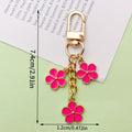 Flower Charm Keychains Featuring Flower Across 11 Pictured Variations view 10