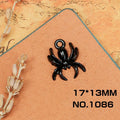 Black Celestial Skull and Wing Alloy Pendants in 10 Styles view 3