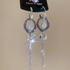 Silver Crystal Drops