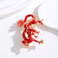 Gold Tone Dragon Four Designs Metal Brooch Pin for Jackets and Lapels view 5