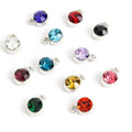 Polished Dark Red Decorative Alloy Charms in 24 Styles view 3