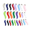 Stainless Steel Enamel Chili Pepper Charms in Two Sizes view 5