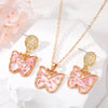 Pink Butterfly Set