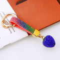 Clay Crystal Strawberry Keychains in Six Colors plus Assorted Option view 9