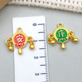 Red Longevity Lock Metal Charms with 13 Listed Options view 8